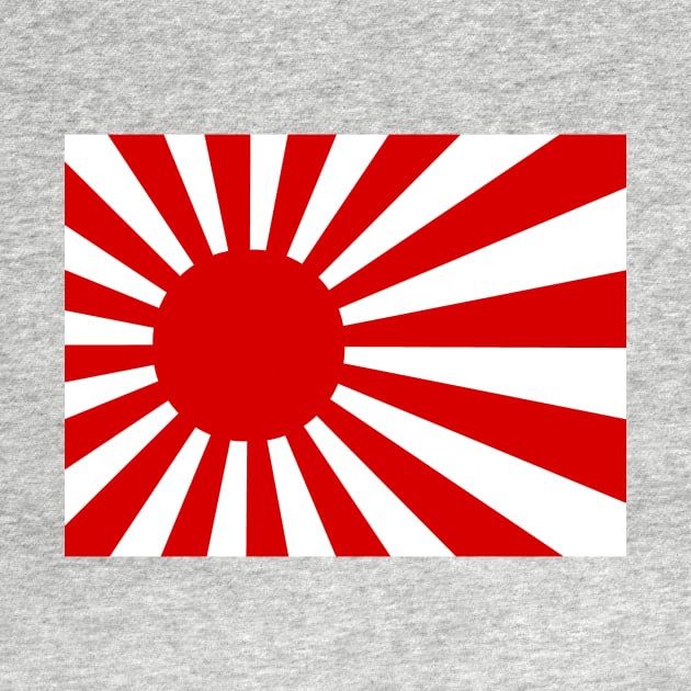 Japan rising sun flag by AidanMDesigns